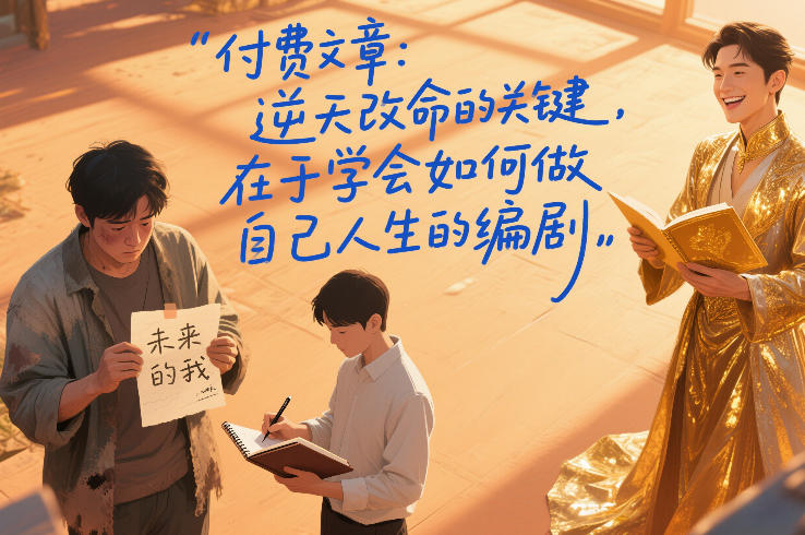 付费文章:逆天改命的关键,在于学会如何做自己人生的编剧-小辉云网创