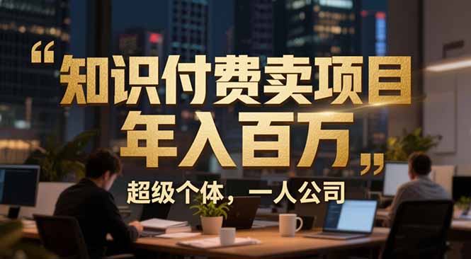 从0到年入百万：超级个体实战心得公开，个人IP×精准引流×成交系统全拆解-小辉云网创