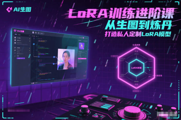 LoRA训练进阶课，从生图到炼丹，打造私人定制LoRA模型-小辉云网创
