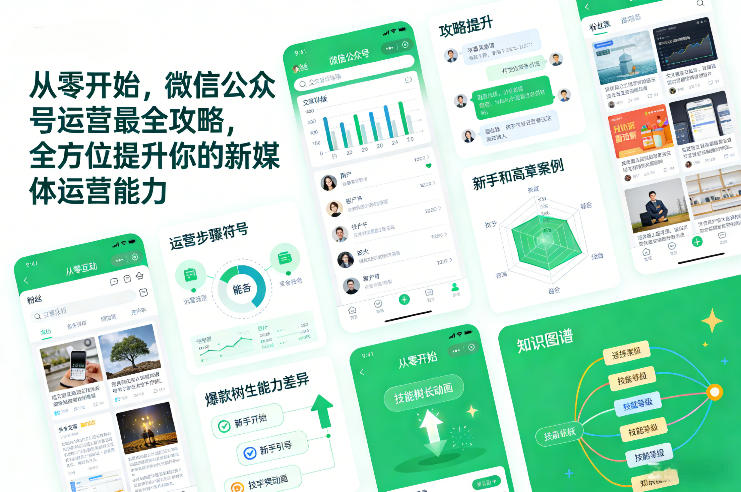 从零开始，微信公众号运营最全攻略，全方位提升你的新媒体运营能力-小辉云网创