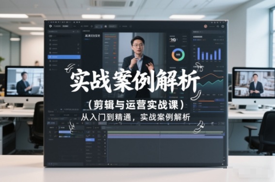 剪辑与运营实战课,从入门到精通,实战案例解析(更新2026)-小辉云网创