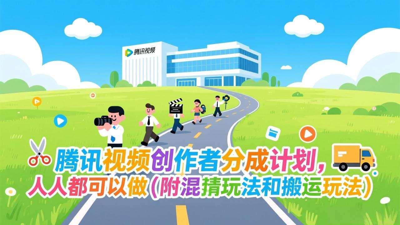 腾讯视频创作者分成计划，人人都可以做(附混剪玩法和搬运玩法-小辉云网创