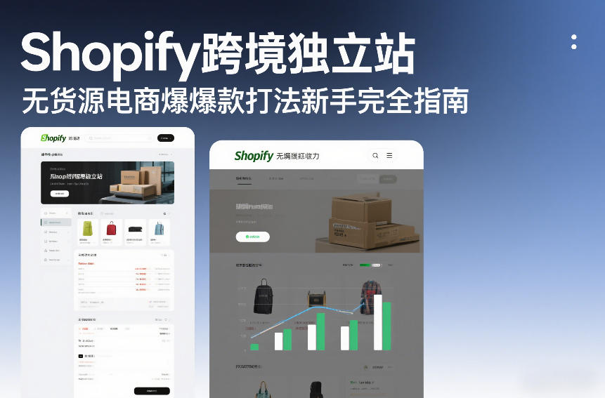 Shopify跨境独立站无货源电商爆款打法新手完全指南-小辉云网创