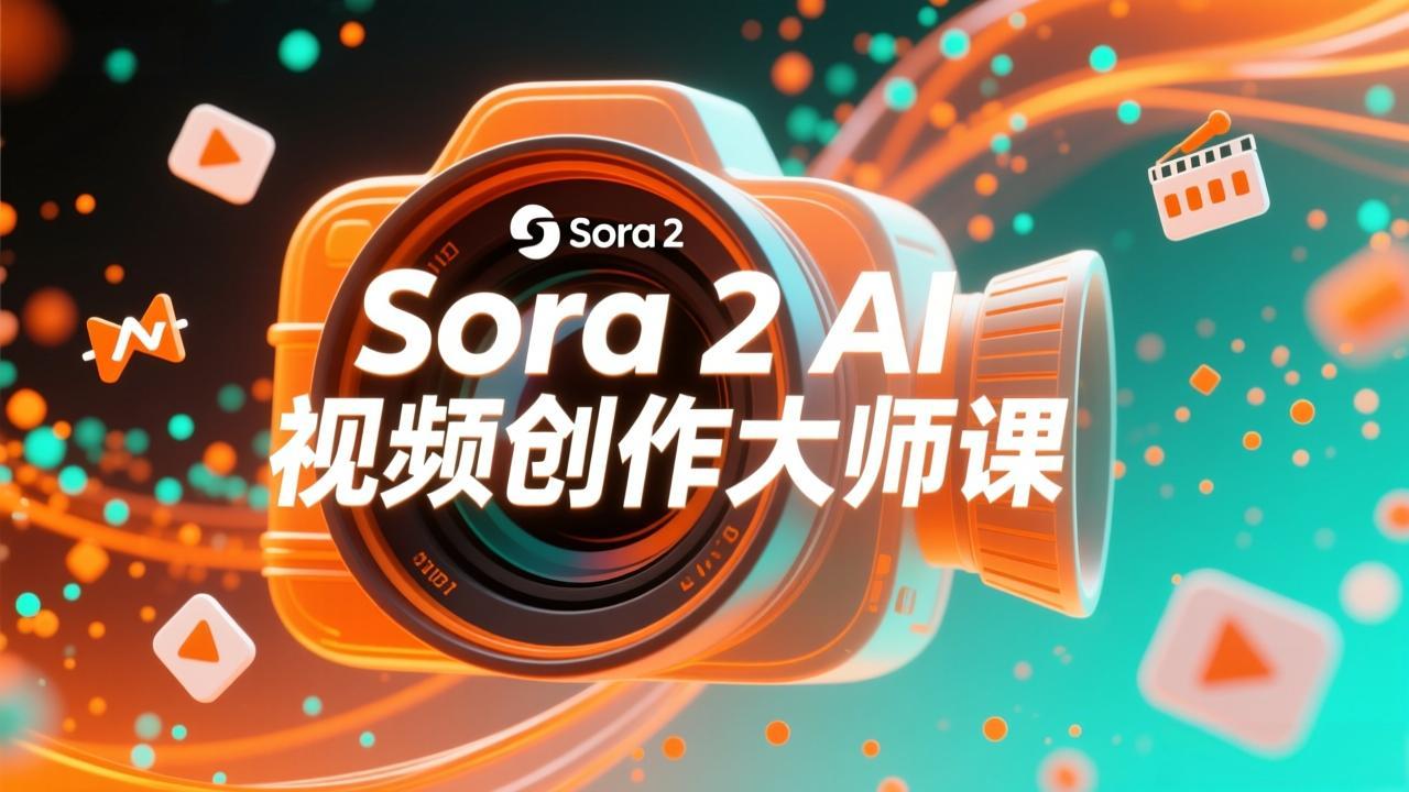 如何利用Sora 2创建流行AI人工智能视频大师班教程：掌握创作全流程，产出百万播放内容-小辉云网创