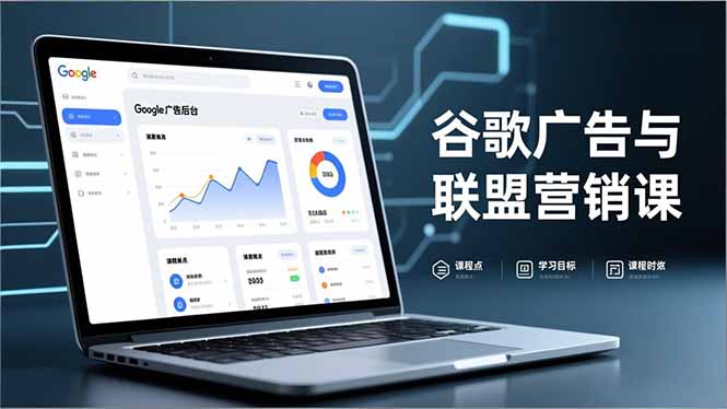 谷歌广告与联盟营销课，防关联注册、退款指南、流量追踪，全链路实战，月收益达5000美元+-小辉云网创