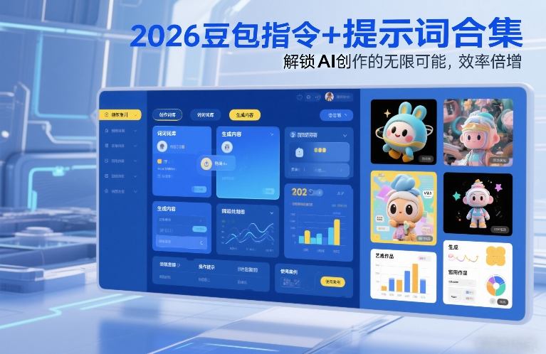 2026豆包指令+提示词合集，解锁AI创作的无限可能，效率倍增-小辉云网创