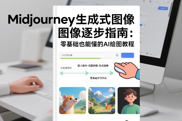Midjourney生成式图像逐步指南：零基础也能懂的AI绘图教程-小辉云网创