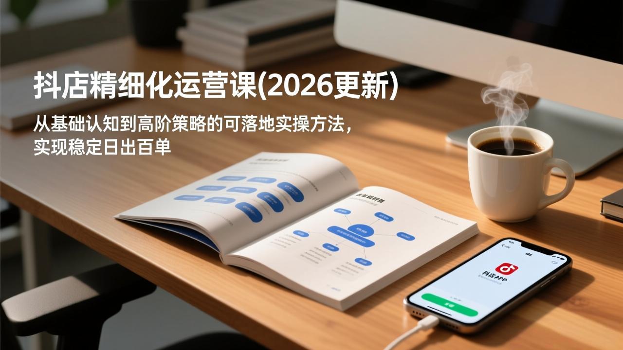 抖店精细化运营课(2026更新-小辉云网创