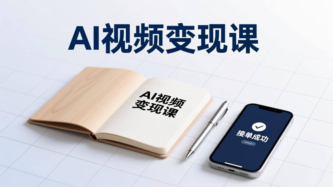 AI视频变现课，学完即可创作短片、接商单，实现副业增收，单项目报价可达千元-小辉云网创